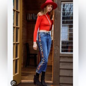 BDG Embroidered Jeans